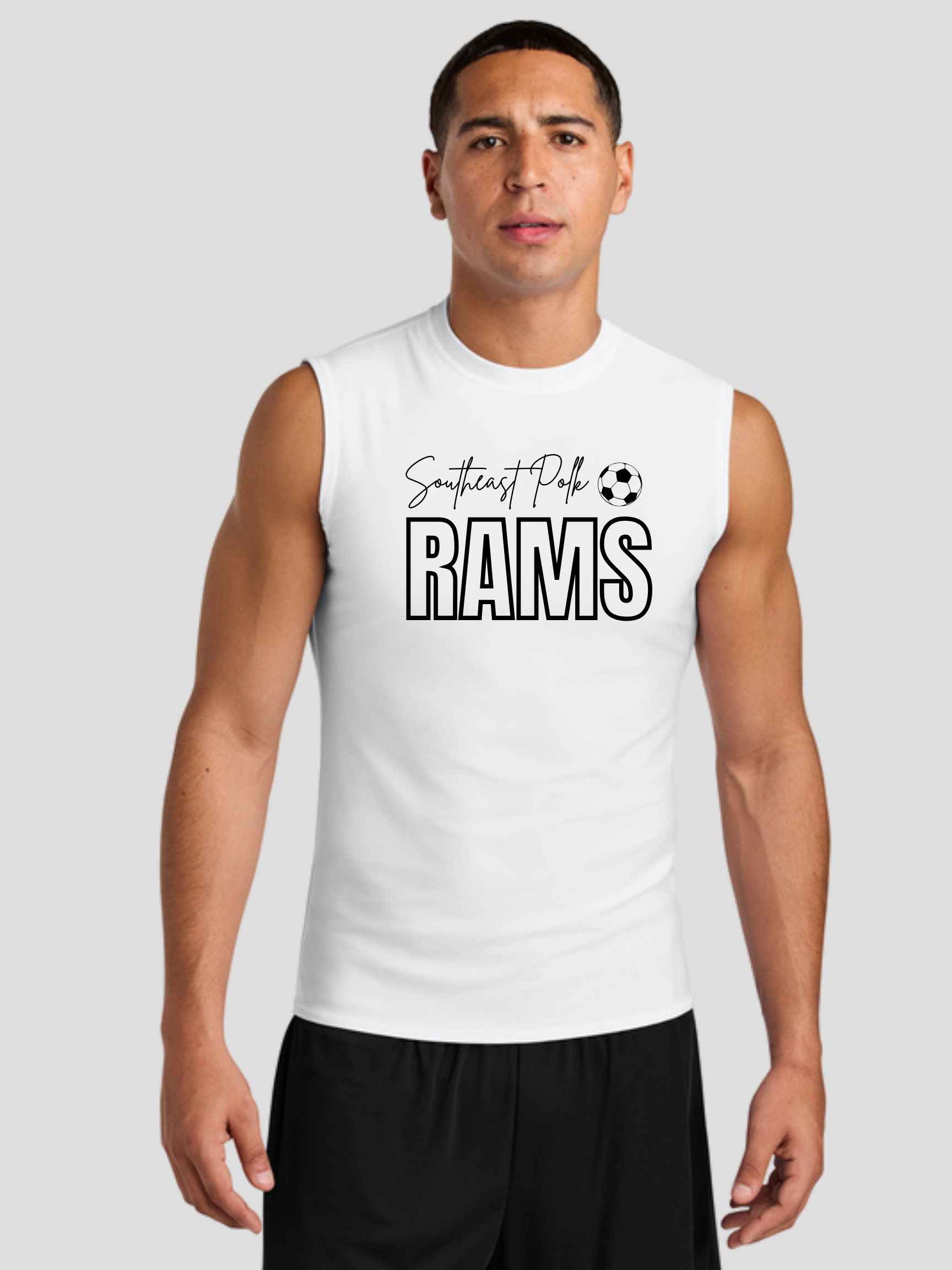 SEP Rams Soccer Compression Muscle Tank