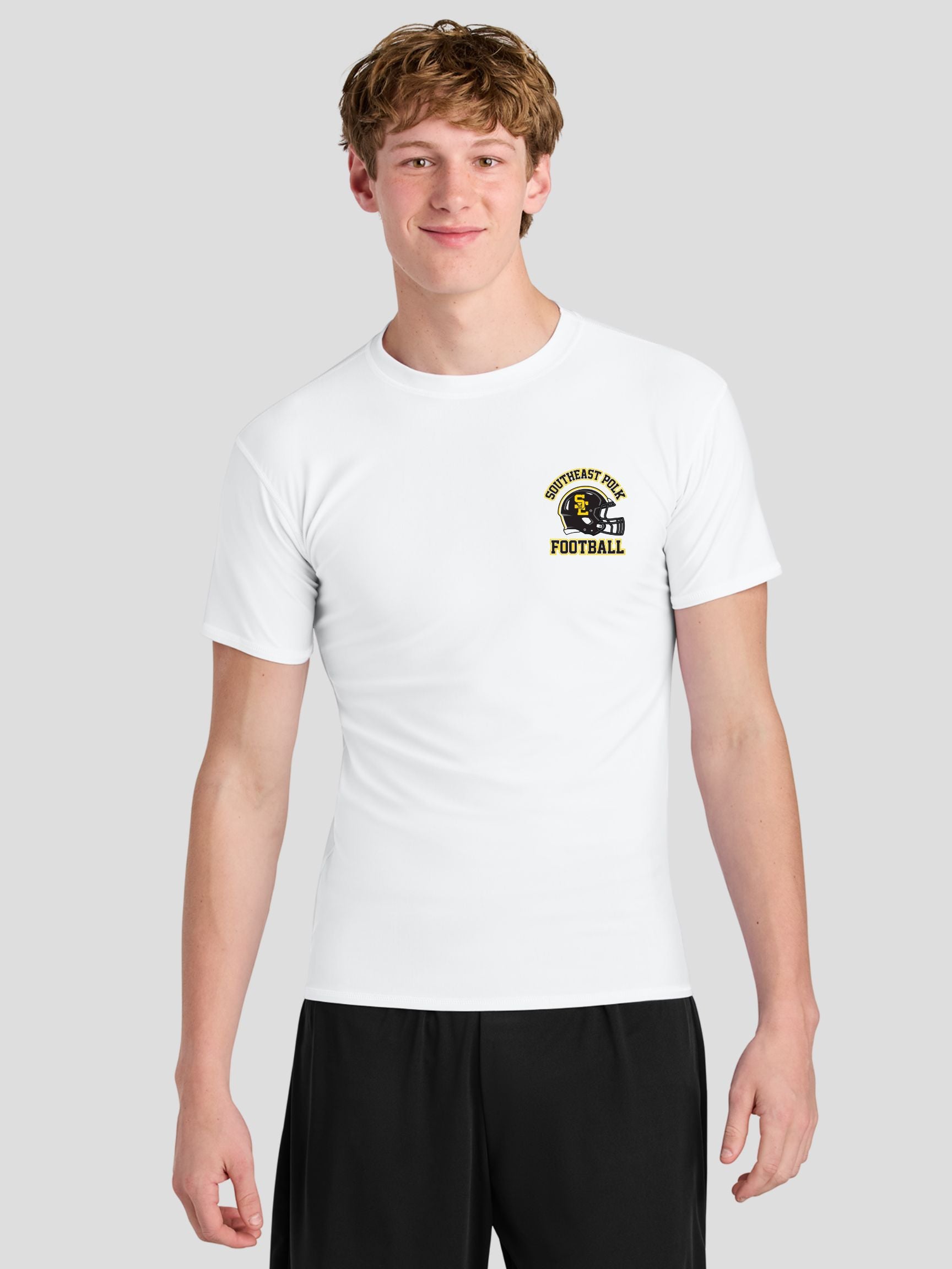 Southeast Polk Football Compression Short Sleeve Tee