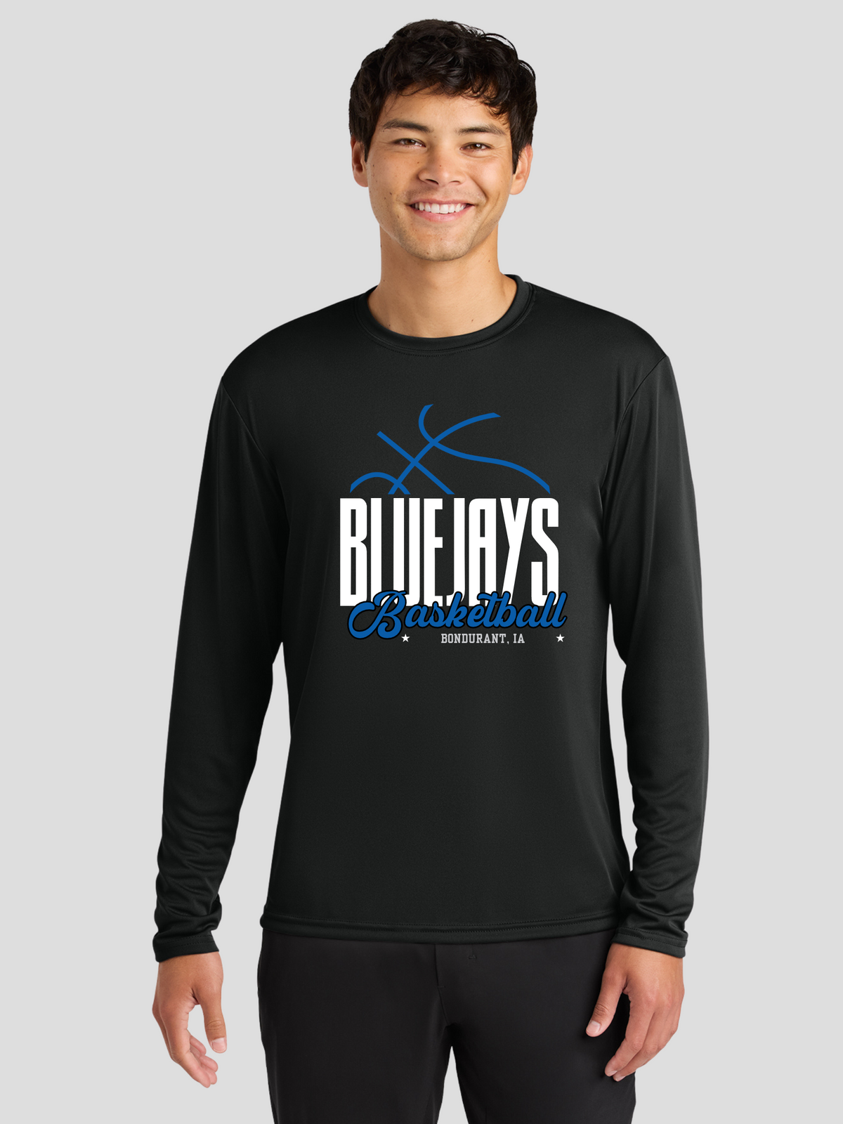 Bluejays Basketball Cooling Performance Long Sleeve