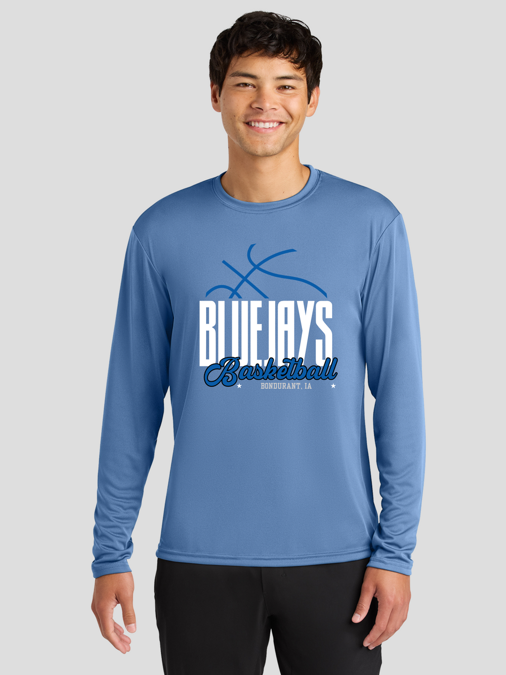 Bluejays Basketball Cooling Performance Long Sleeve