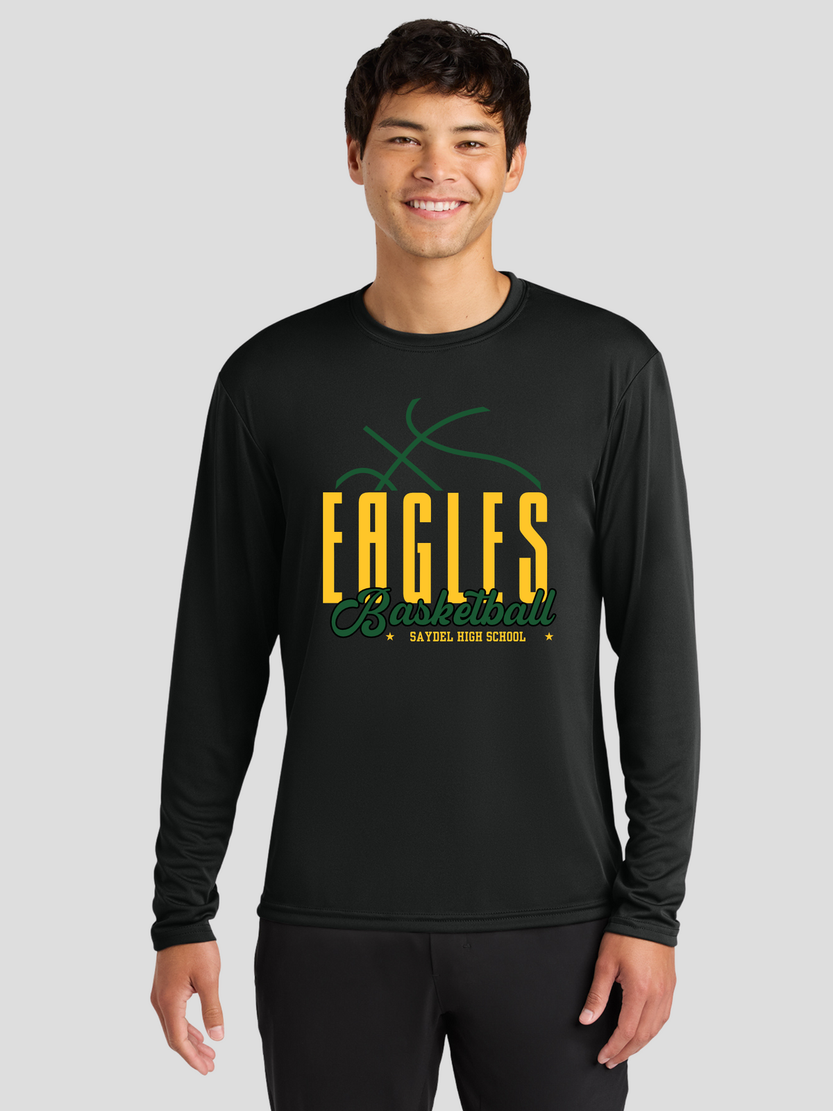 Saydel Eagles Basketball Cooling Performance Long Sleeve