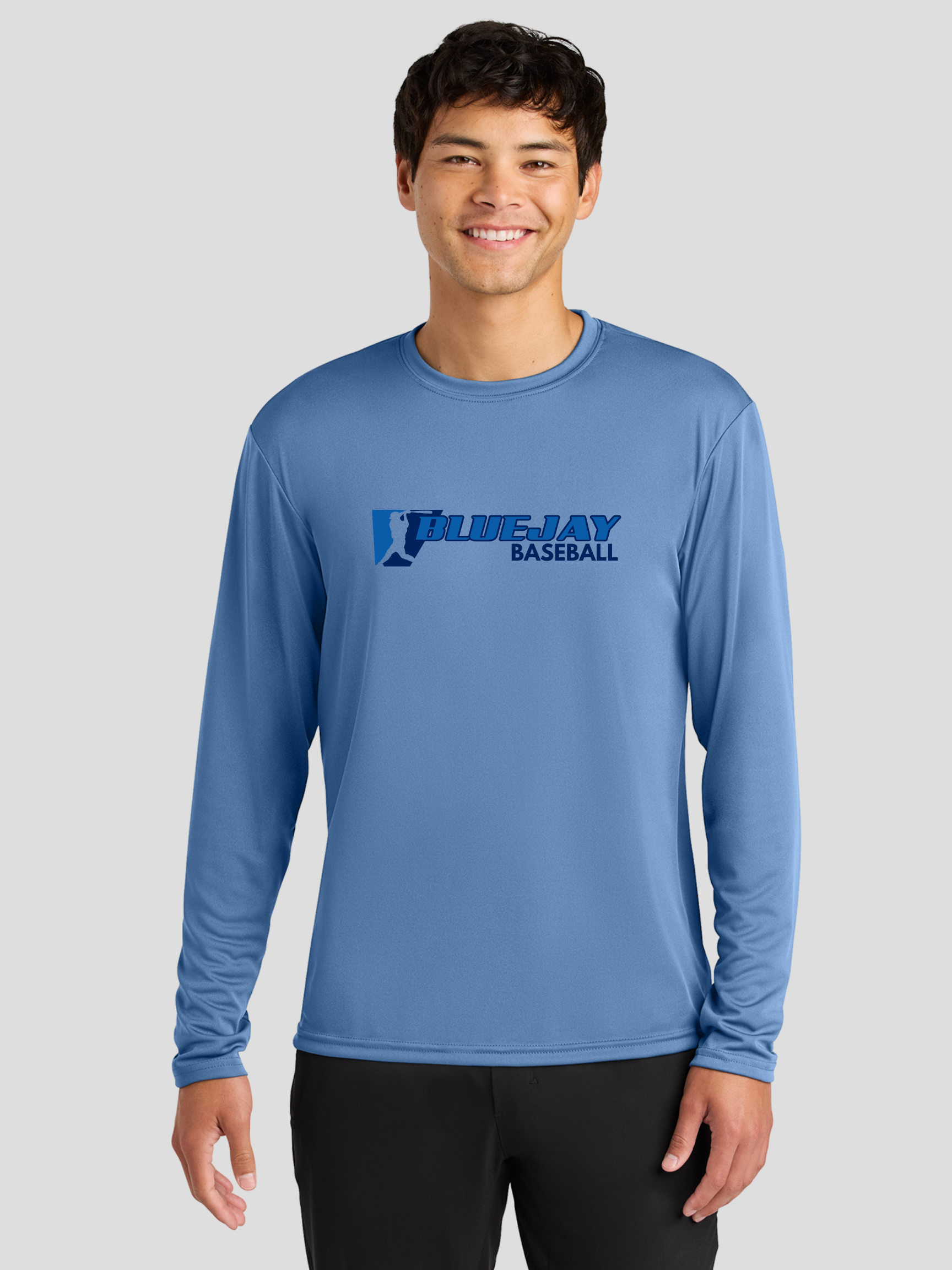 Bondurant-Farrar Baseball Cooling Performance Long Sleeve Tee