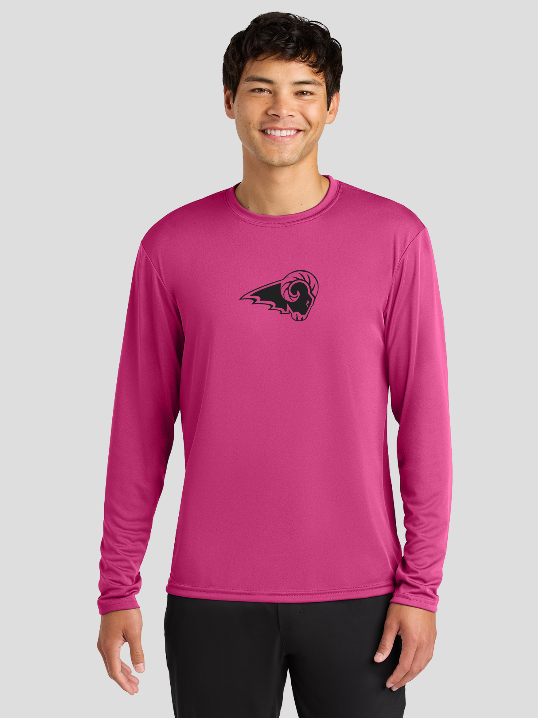 SEP Ram Logo Cooling Performance Long Sleeve Tee