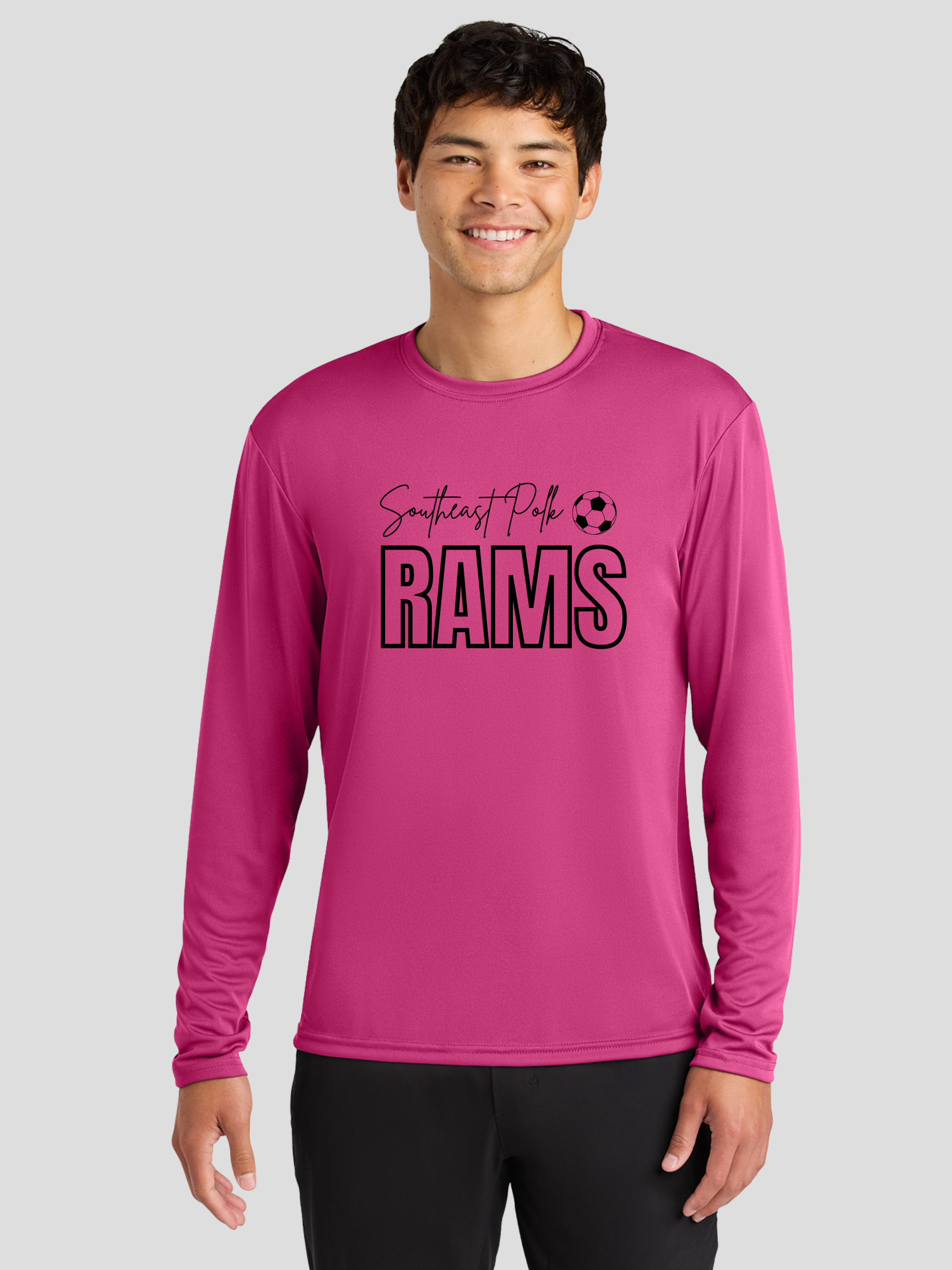 SEP Ram Soccer Cooling Performance Long Sleeve Tee