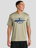 Des Moines Avengers Leave It All On The Field Cooling Performance Tee, Sand