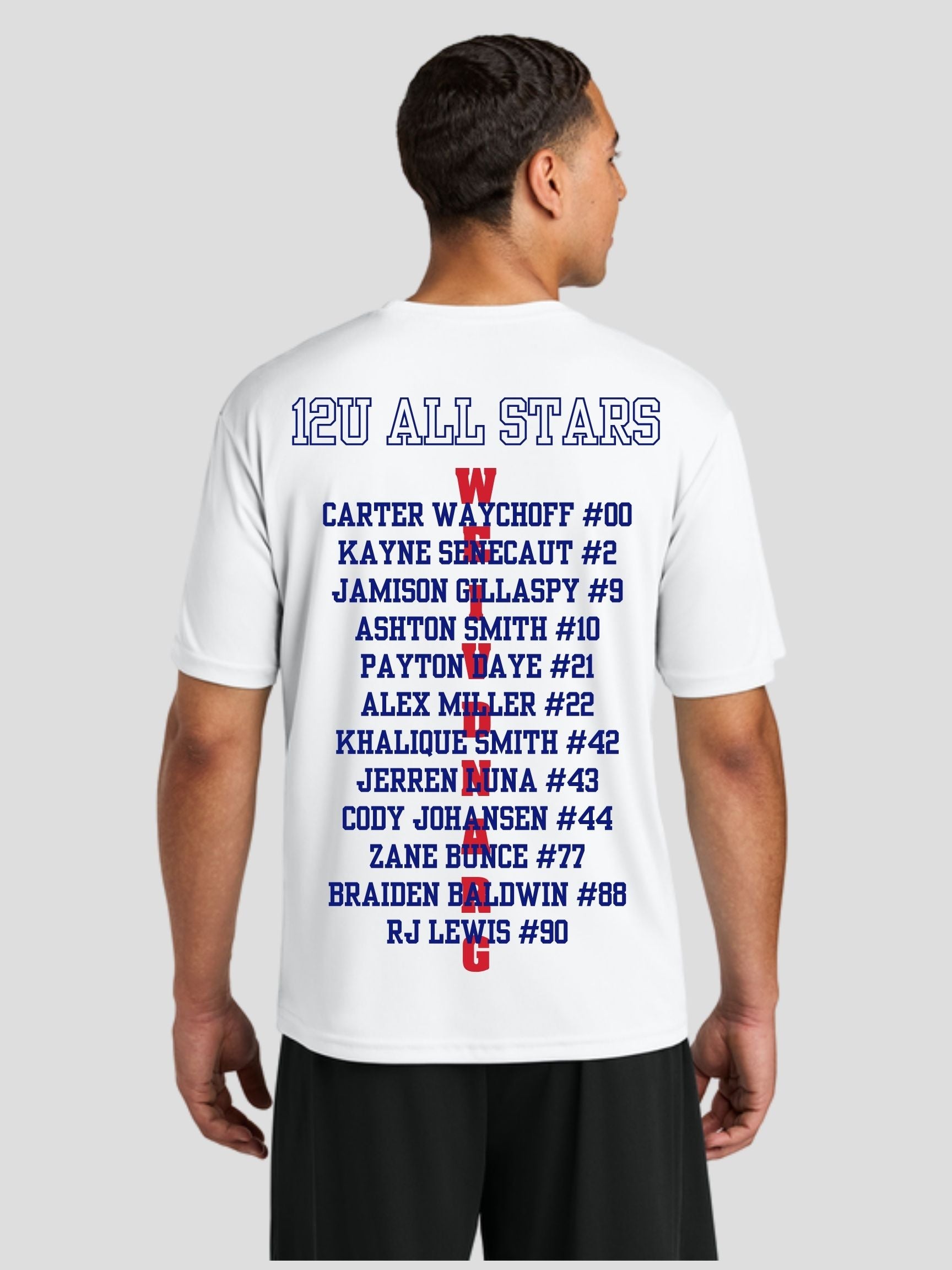 Grandview Little League 12U All Stars Cooling Performance Tee, White