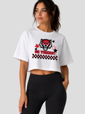 ADM Go Tigers Women’s Jersey Crop Tee