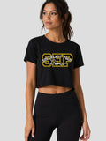 SEP Varsity Initial School Letters Women's Jersey Crop Tee