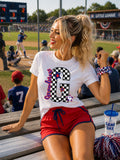 Grandview Little League Preppy Varsity Letter Unisex Cotton Tee