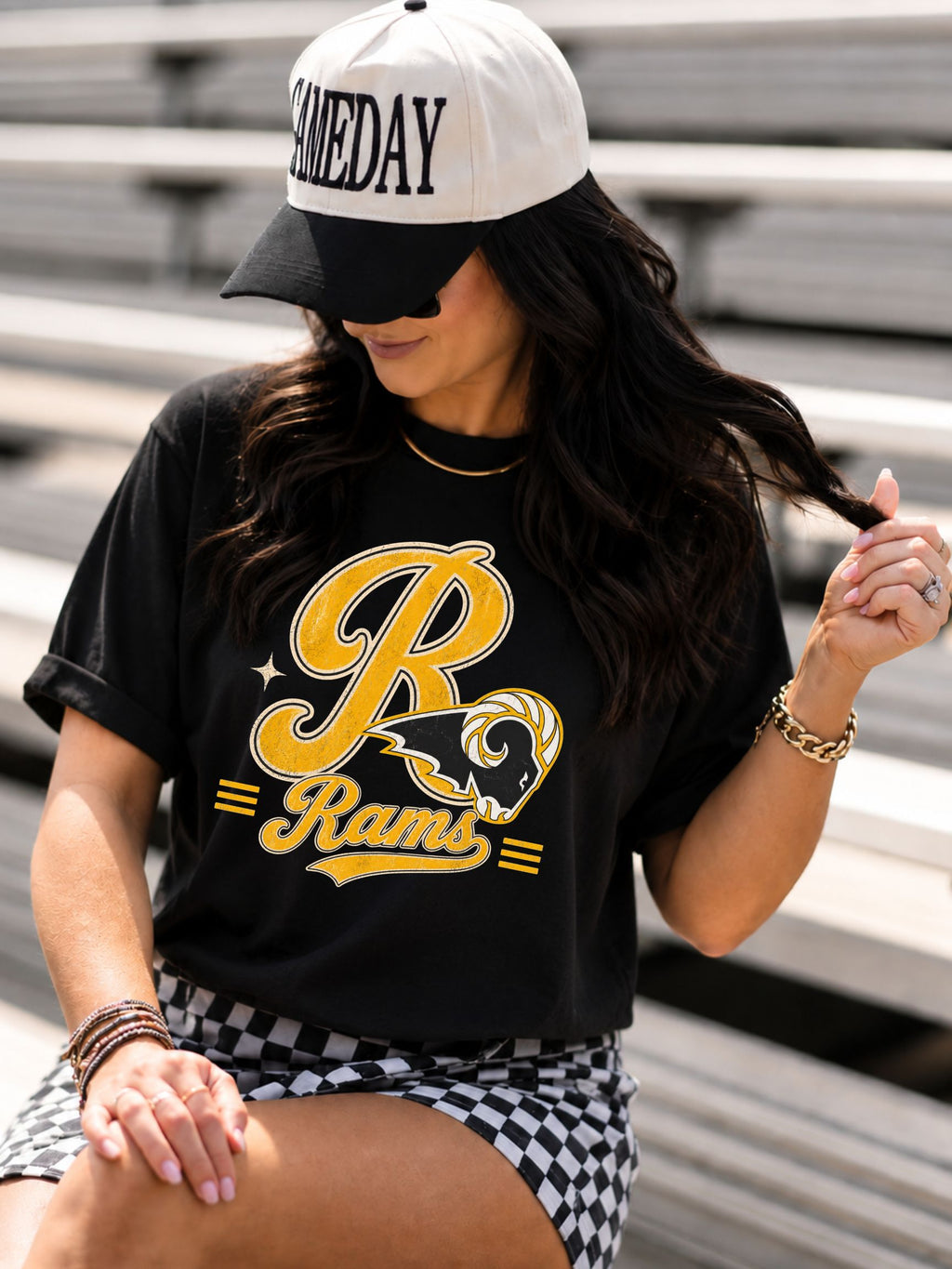 Southeast Polk Retro Rams Unisex Cotton Tee