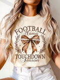 Football Mama Touchdown Season Unisex Cotton Tee