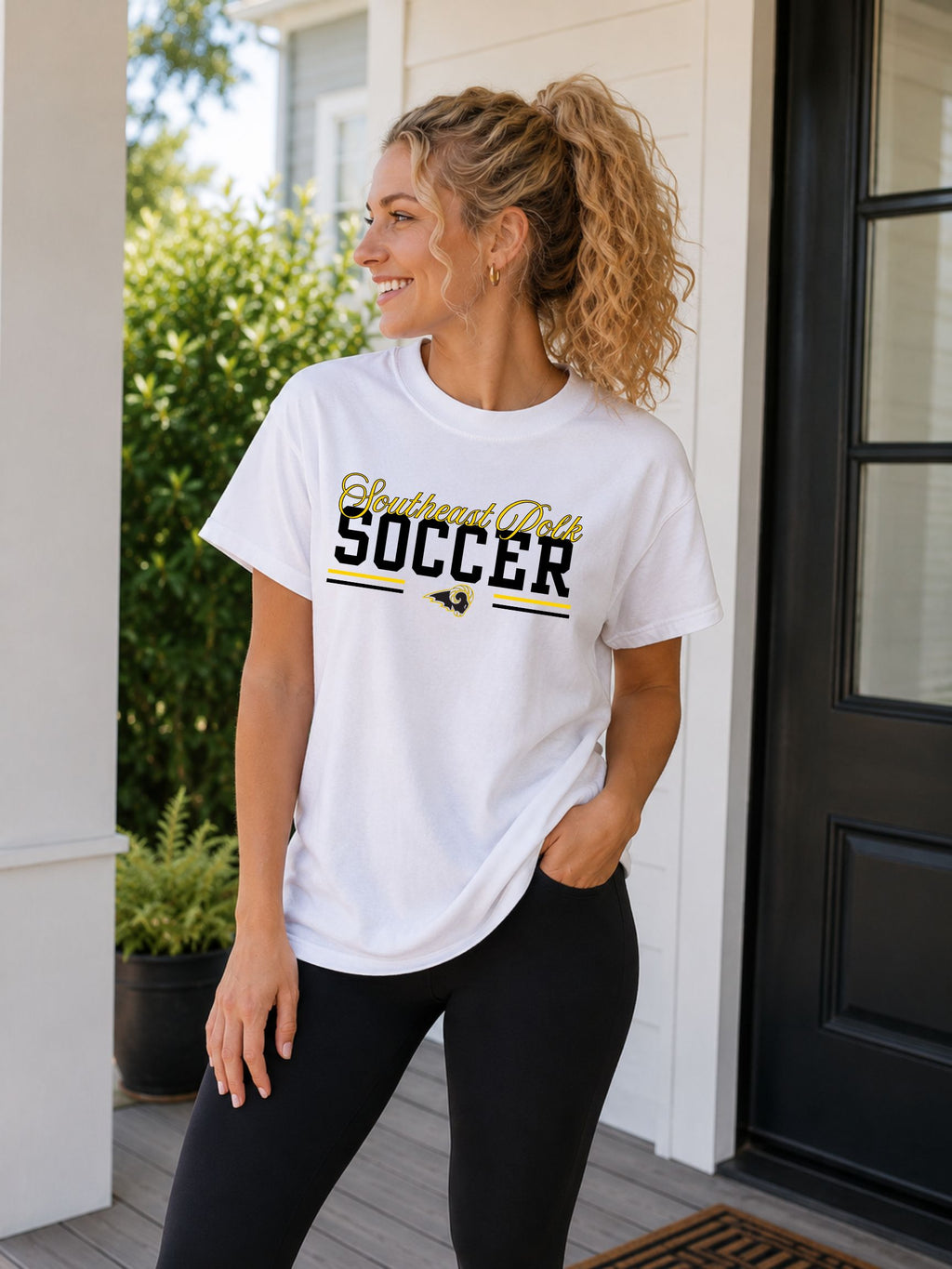 SEP Soccer with Logo Unisex Cotton Tee