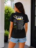 SEP Rams Baseball Club 10u Gold Roster Collage Unisex Cotton Tee
