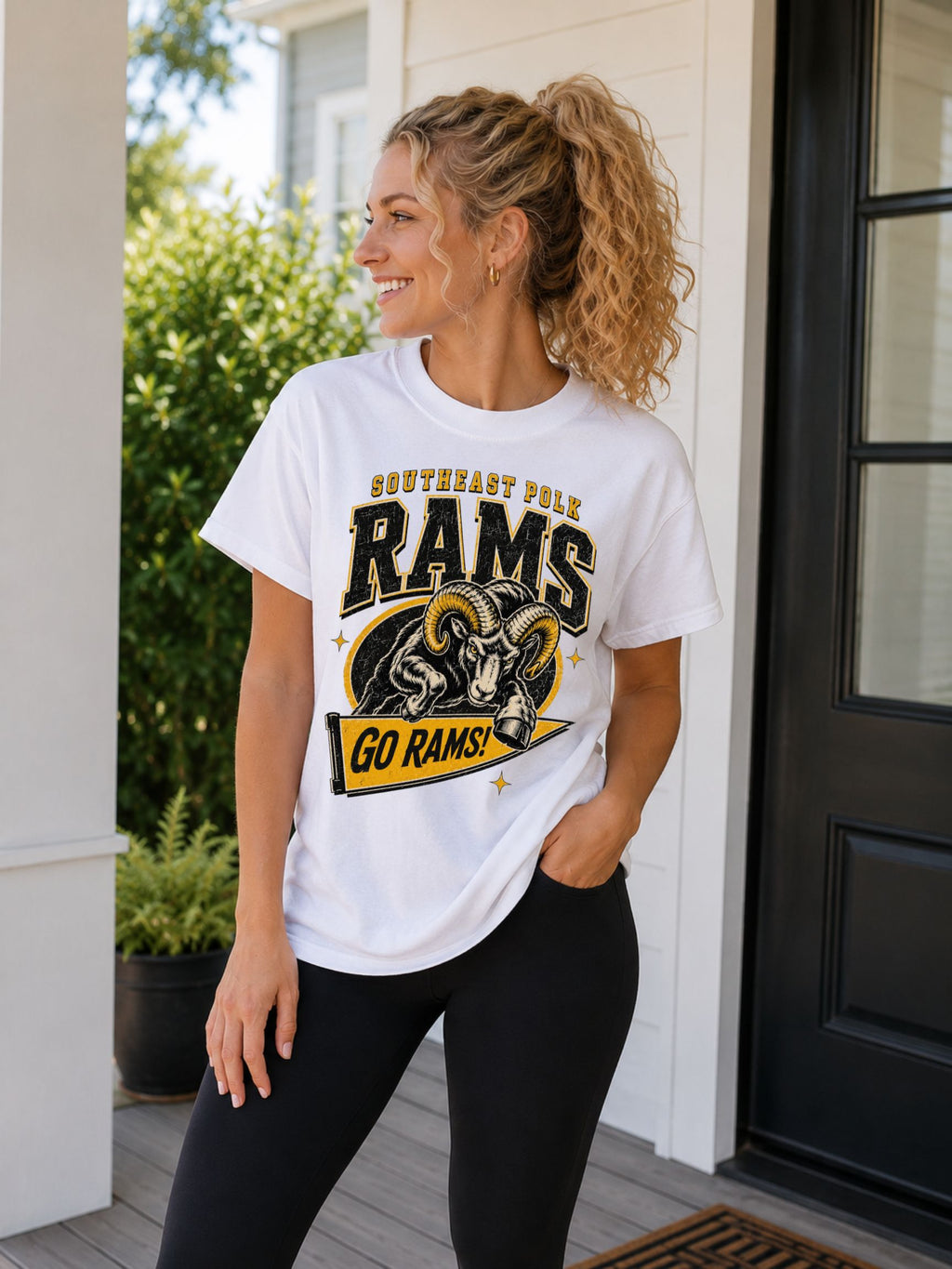 SEP Go Rams Vintage Unisex Cotton Tee
