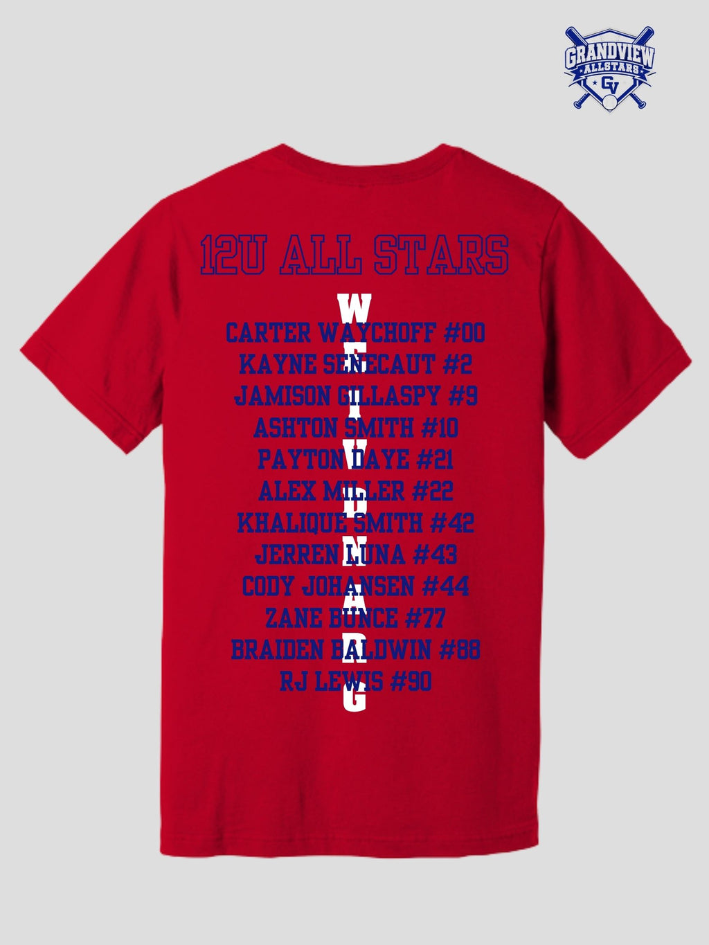 Grandview Little League All Stars Unisex Cotton Tee