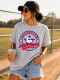Grandview Little League All Stars Round logo Unisex Cotton Tee
