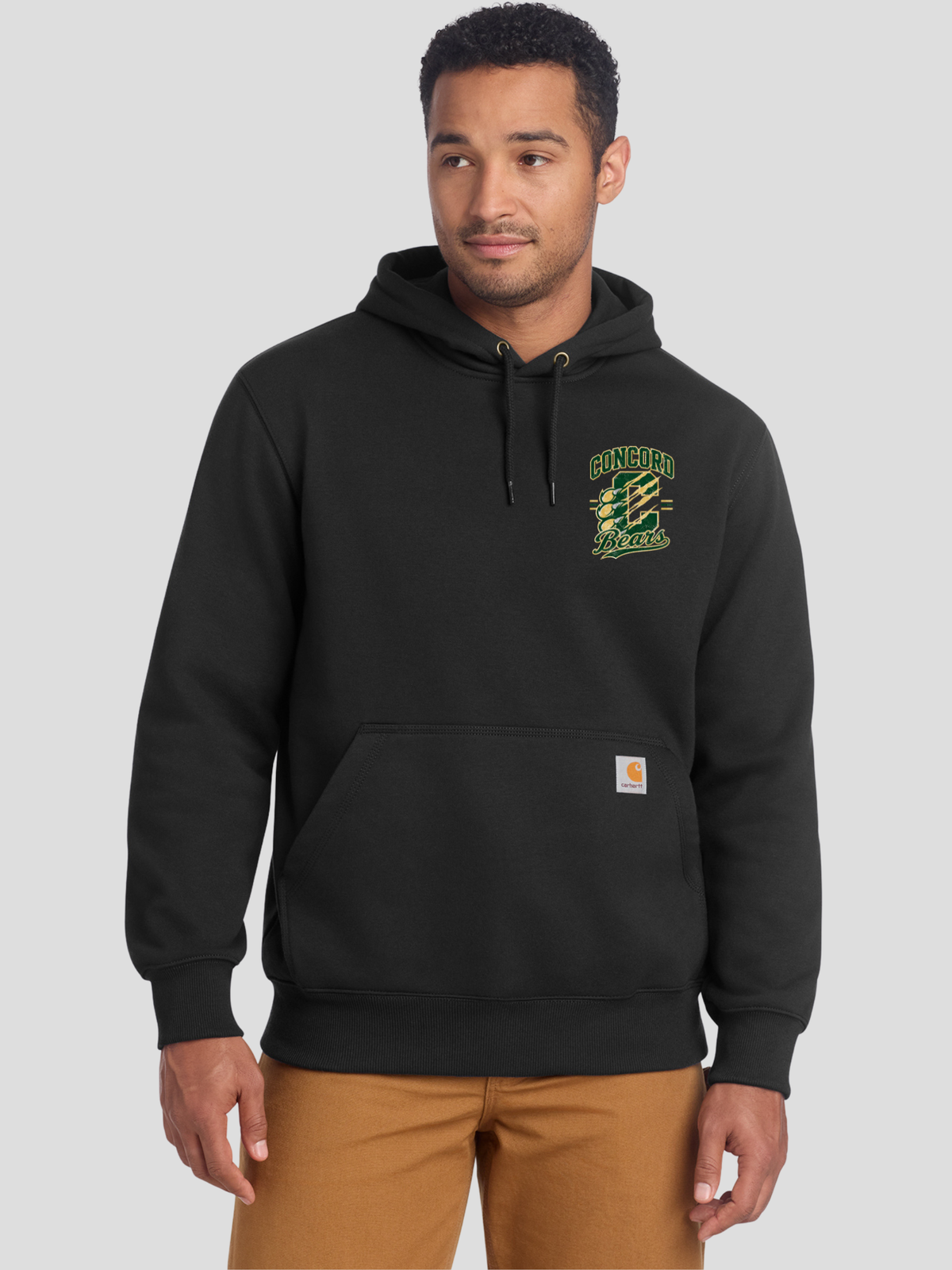 Concord Bears Carhartt® Rain Defender® Paxton Heavyweight Hooded Sweatshirt