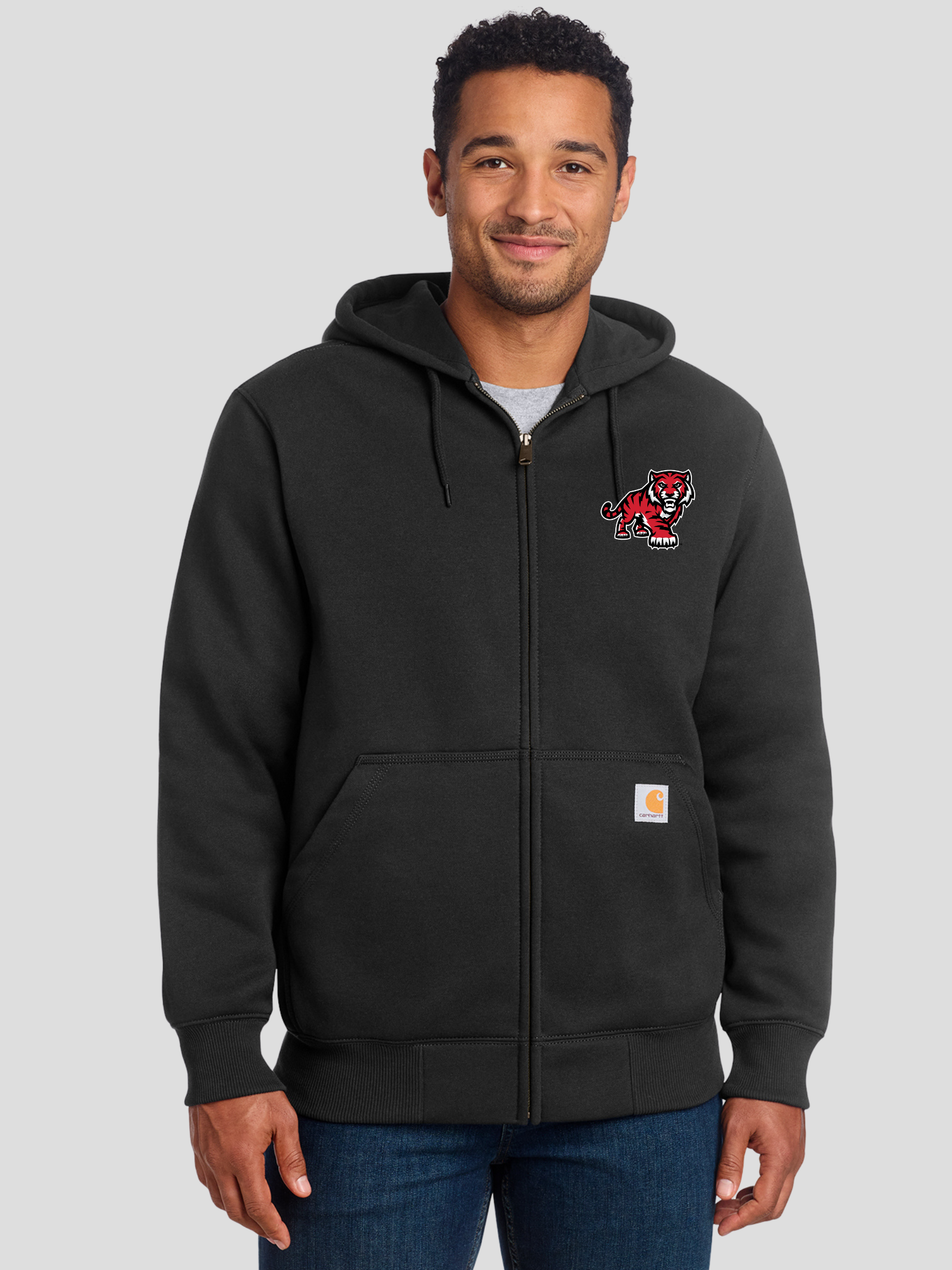 ADM Tigers Carhartt® Rain Defender® Paxton Heavyweight Hooded Zip-Front Sweatshirt
