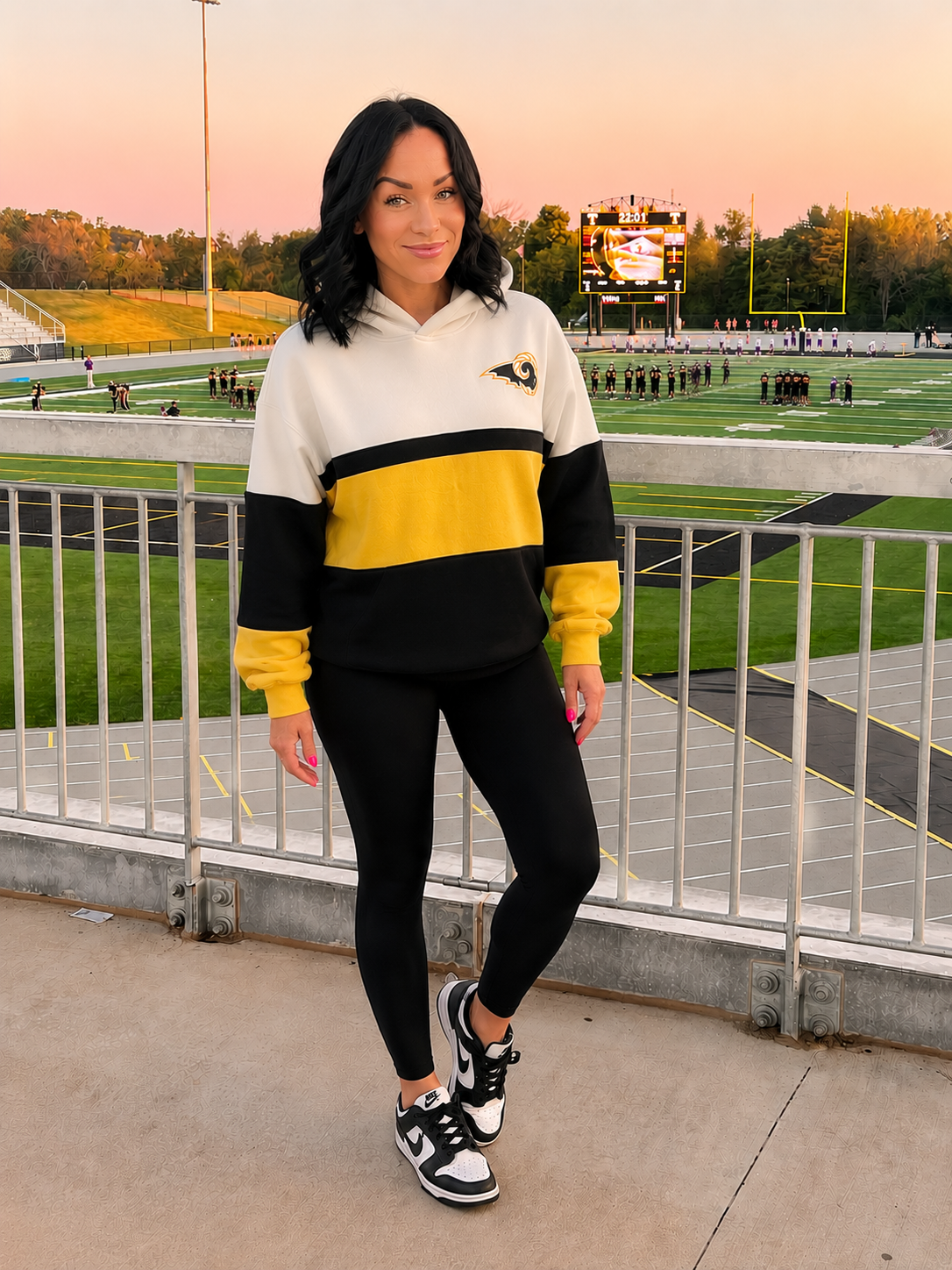 Southeast Polk Color Block Hooded Sweatshirt