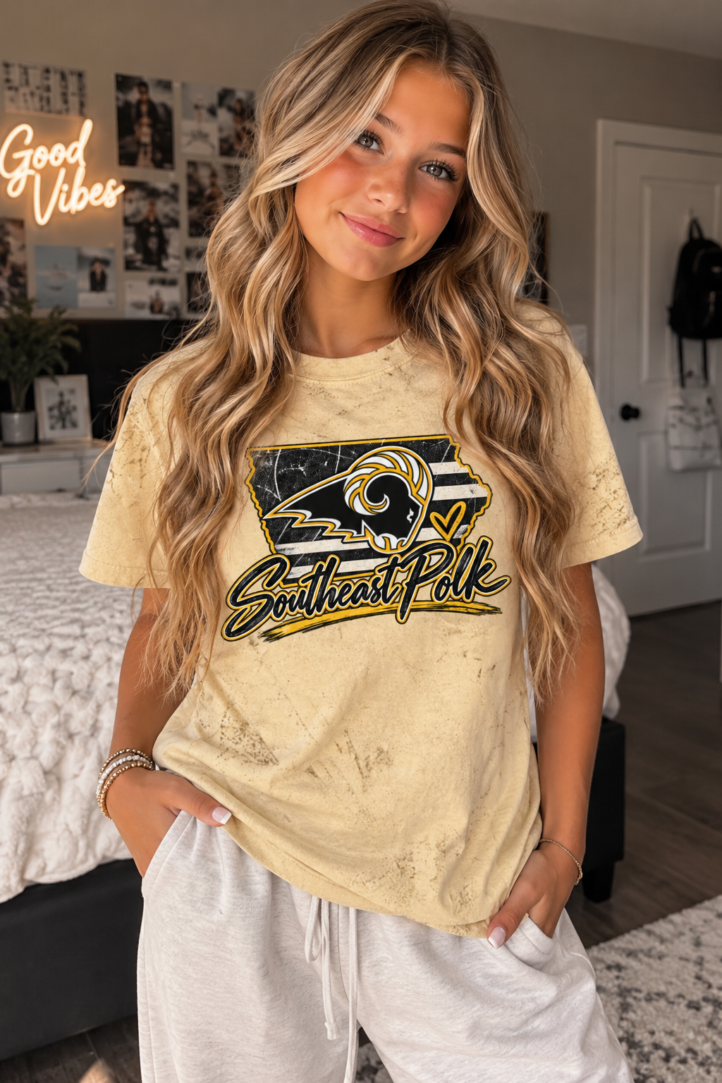 Southeast Polk Rams IOWA Color Blast