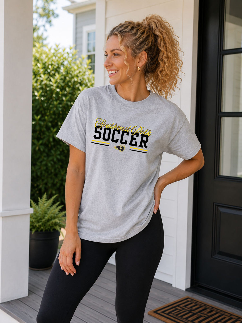 SEP Soccer with Logo Unisex Cotton Tee