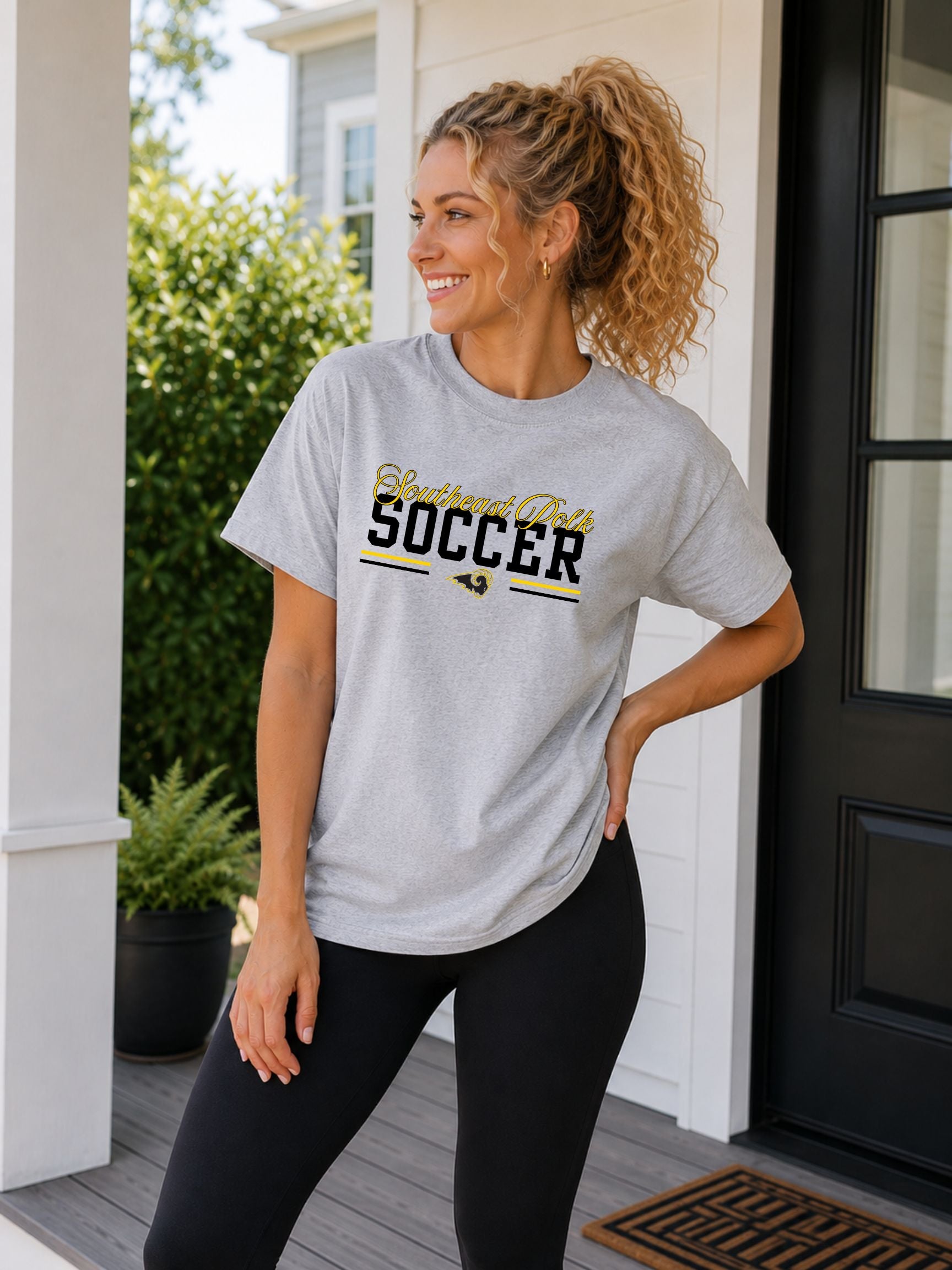 SEP Soccer with Logo Unisex Cotton Tee