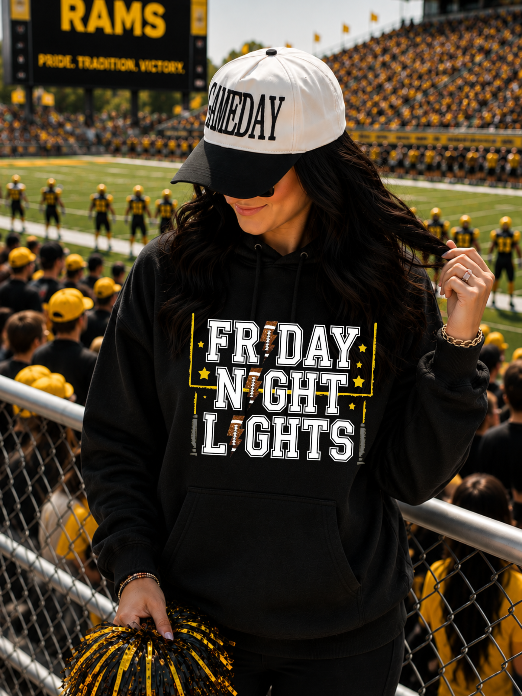 SEP Rams Friday Night Lights Unisex Hooded Sweatshirt