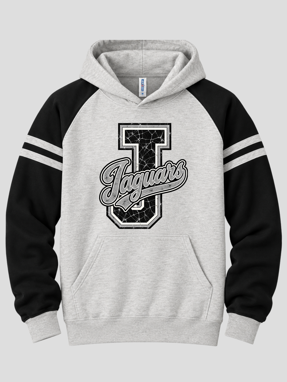 ACHS Vintage Jaguars Varsity Colorblock Hooded Sweatshirt