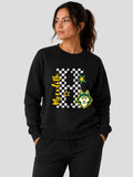Meredith Huskies Preppy Varsity Letter Unisex NuBlend Crewneck Sweatshirt