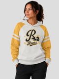SEP Retro Rams Varsity Colorblock Hooded Sweatshirt