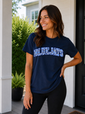 Bluejays Floral Print