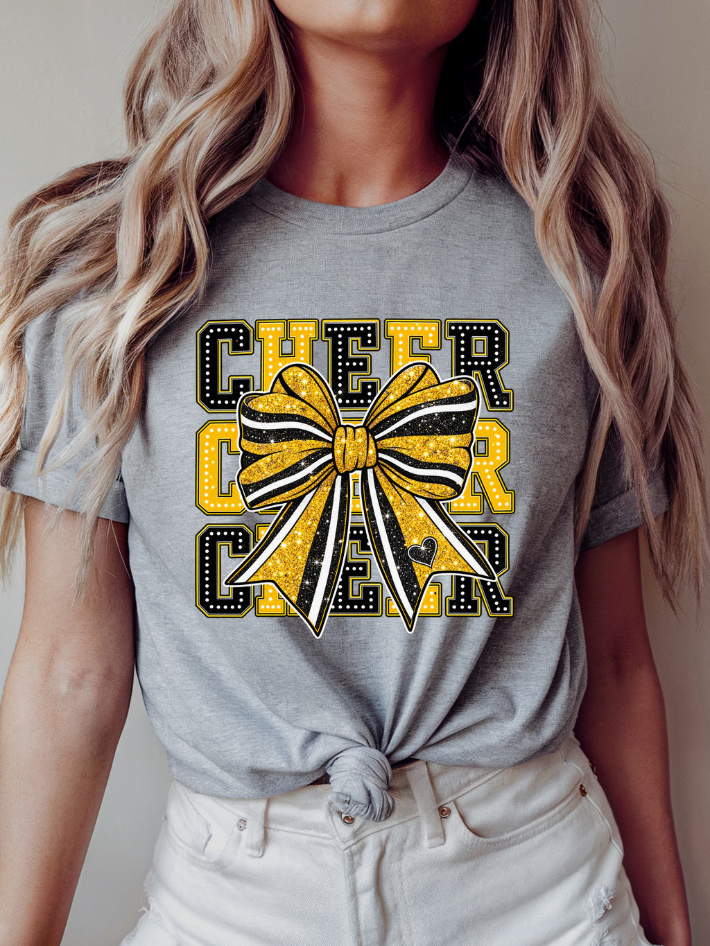 SEP Color Faux Glittered Cheer