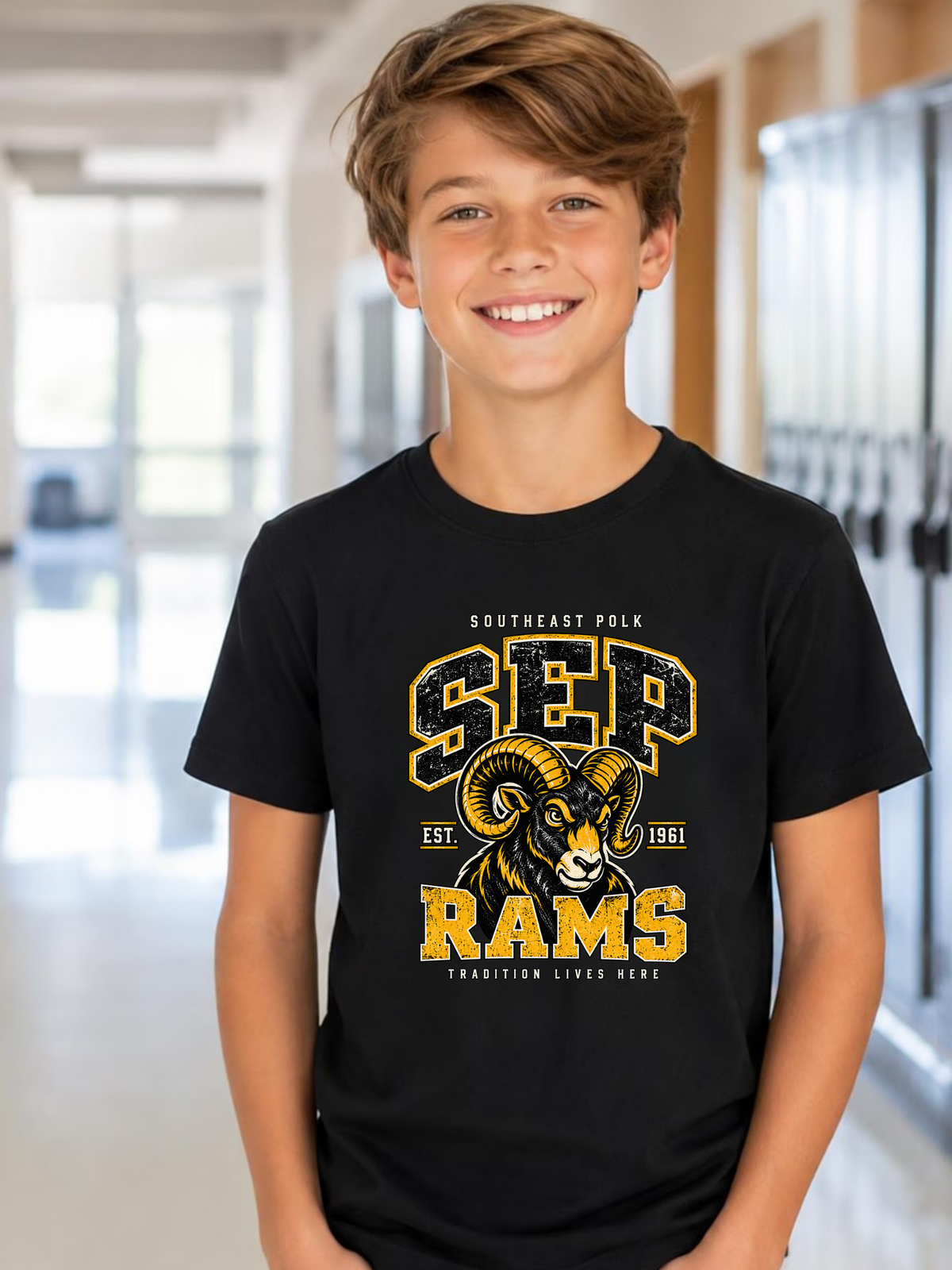 Southeast Polk Rams Tradition Youth Tee