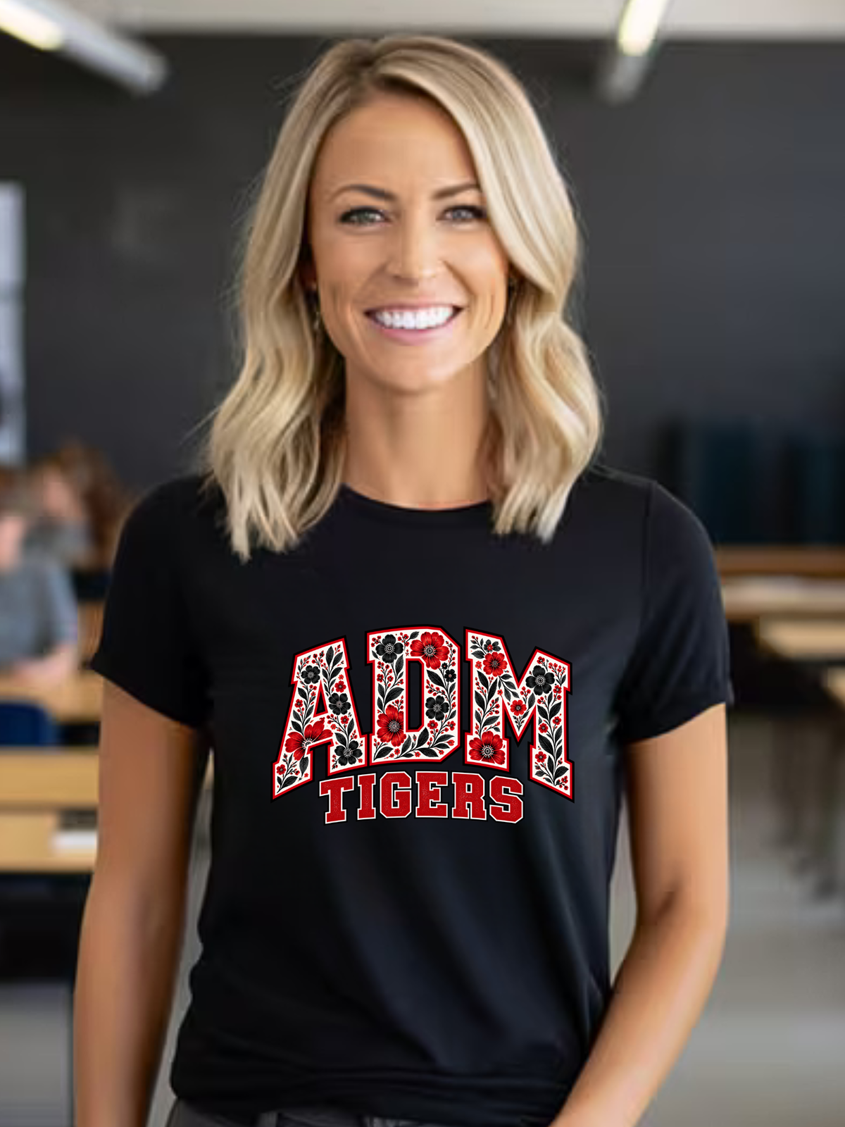 ADM Tigers Floral Print