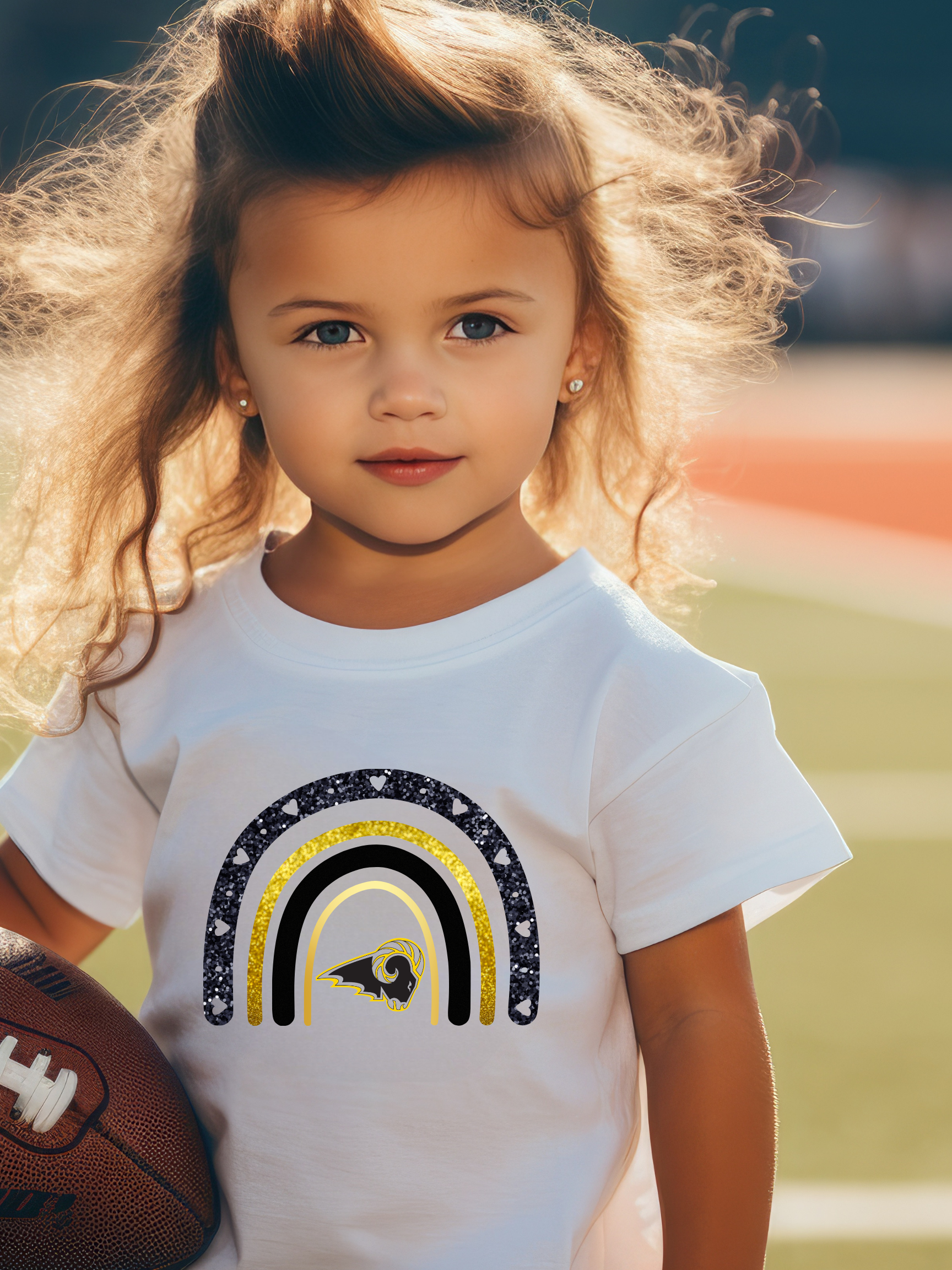 SEP Rams Rainbow Youth Cotton Tee