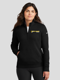 Southeast Polk Rams Baseball Nike Women's Club Fleece Sleeve Swoosh 1/2-Zip