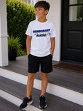 Bondurant-Farrar Bluejays Brush Street wear YOUTH Unisex Cotton T-Shirt