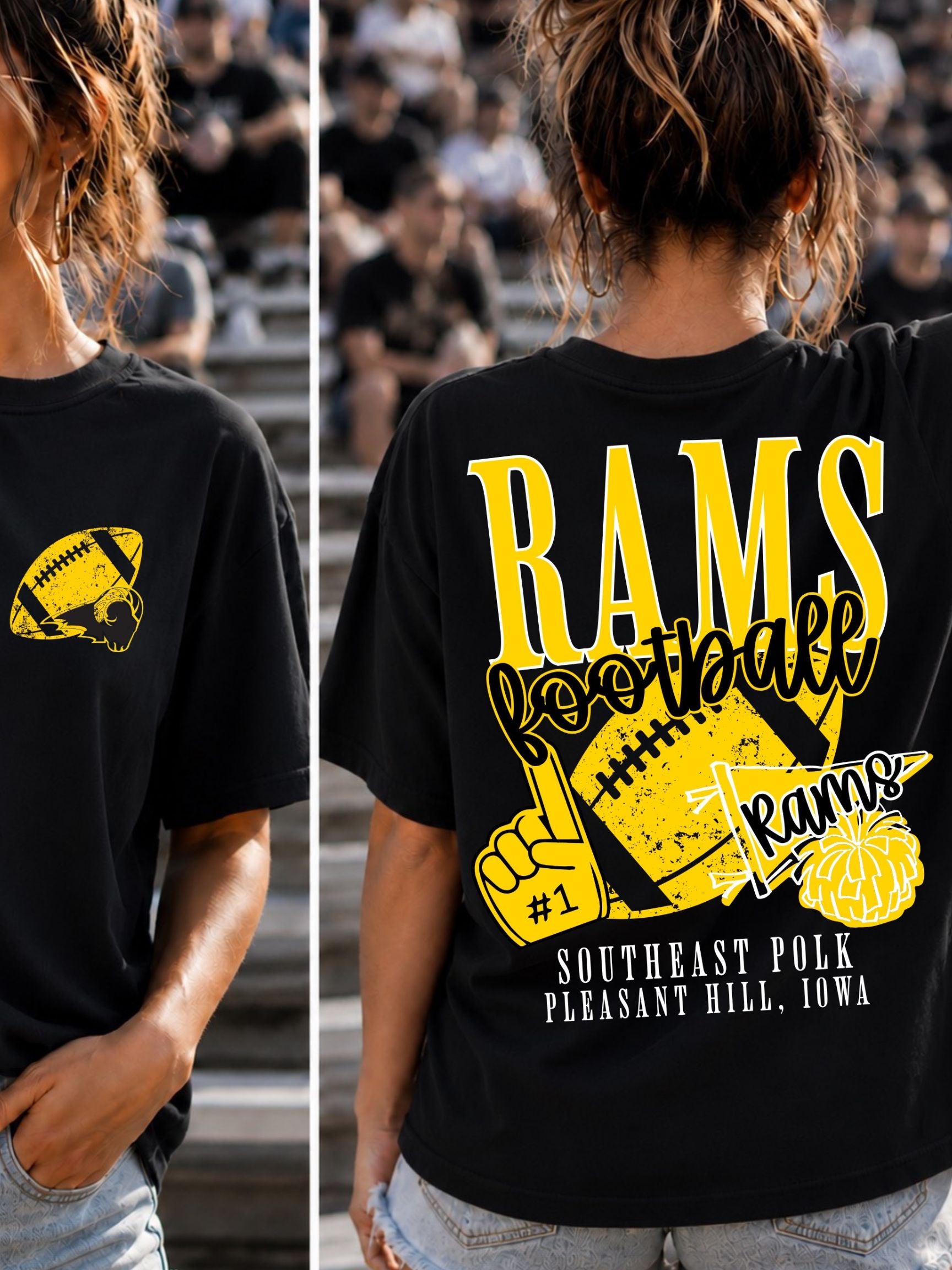 SEP Rams Football Unisex Cotton Tee