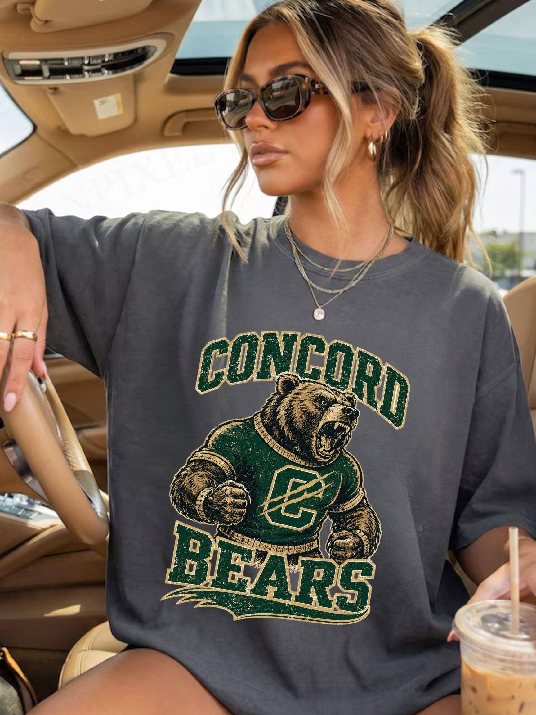 Concord Bears Vintage Comfort Colors Unisex Tee