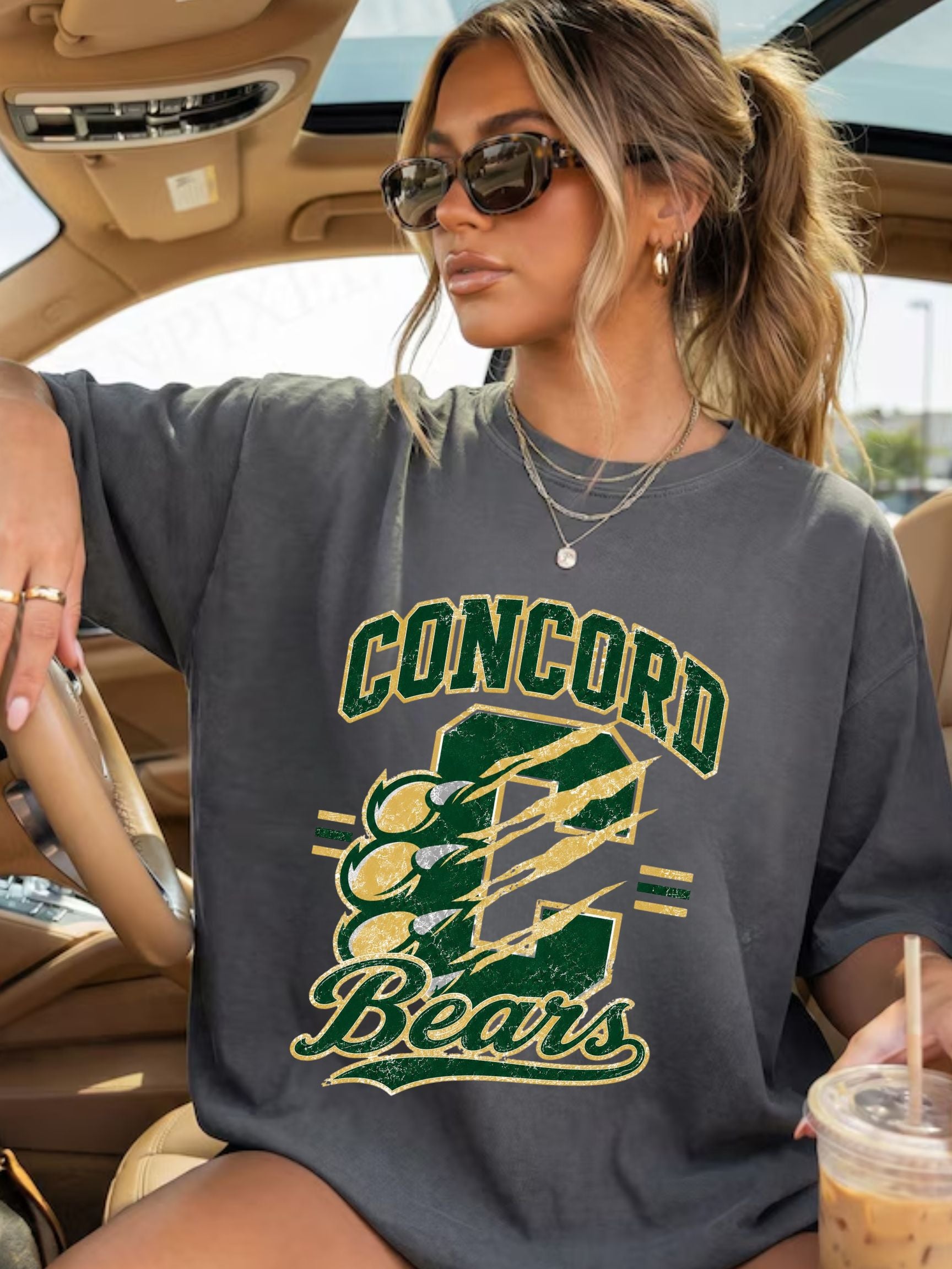 Concord Bears C Vintage Comfort Colors Unisex Tee