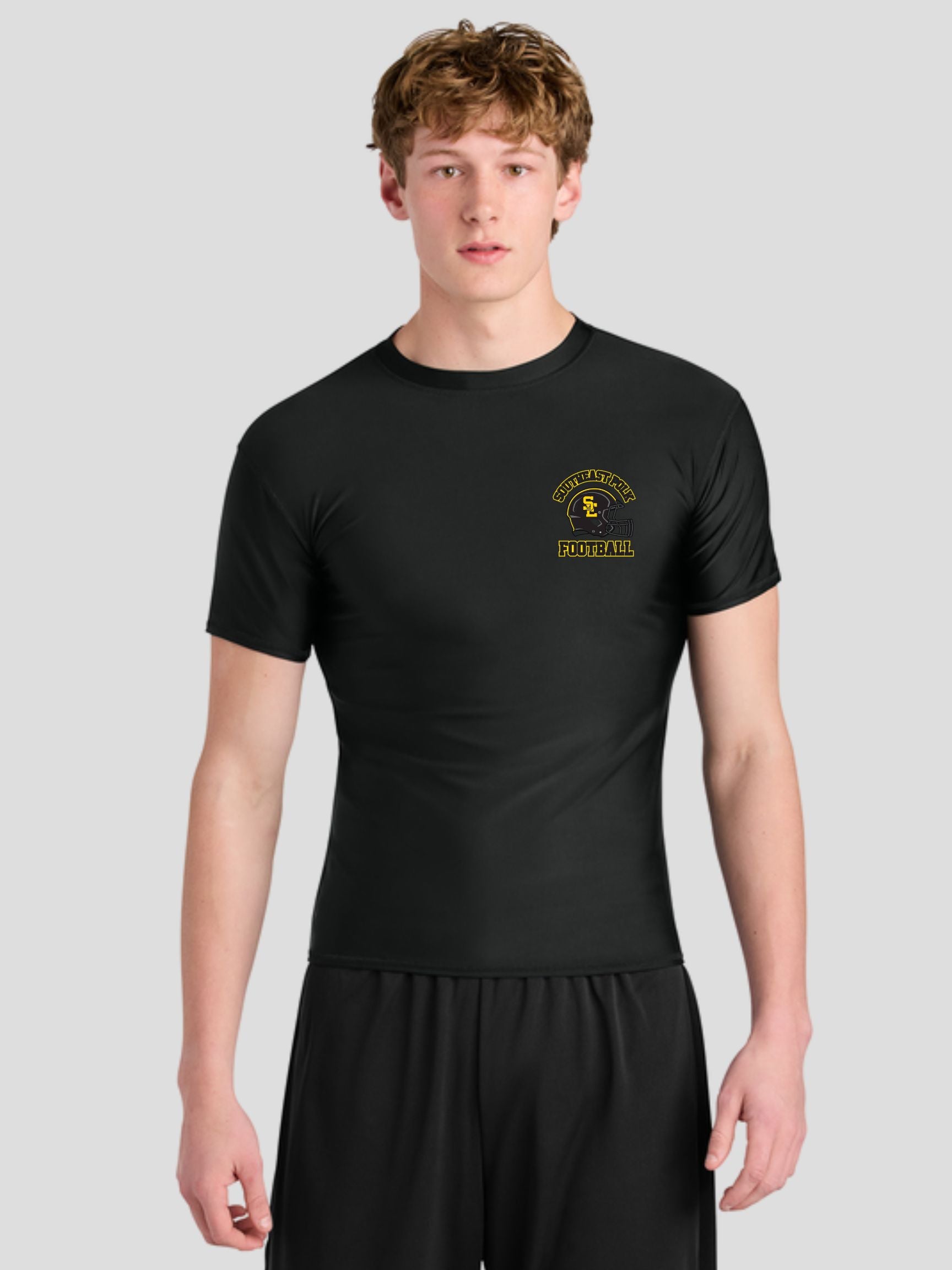 Southeast Polk Football Compression Short Sleeve Tee