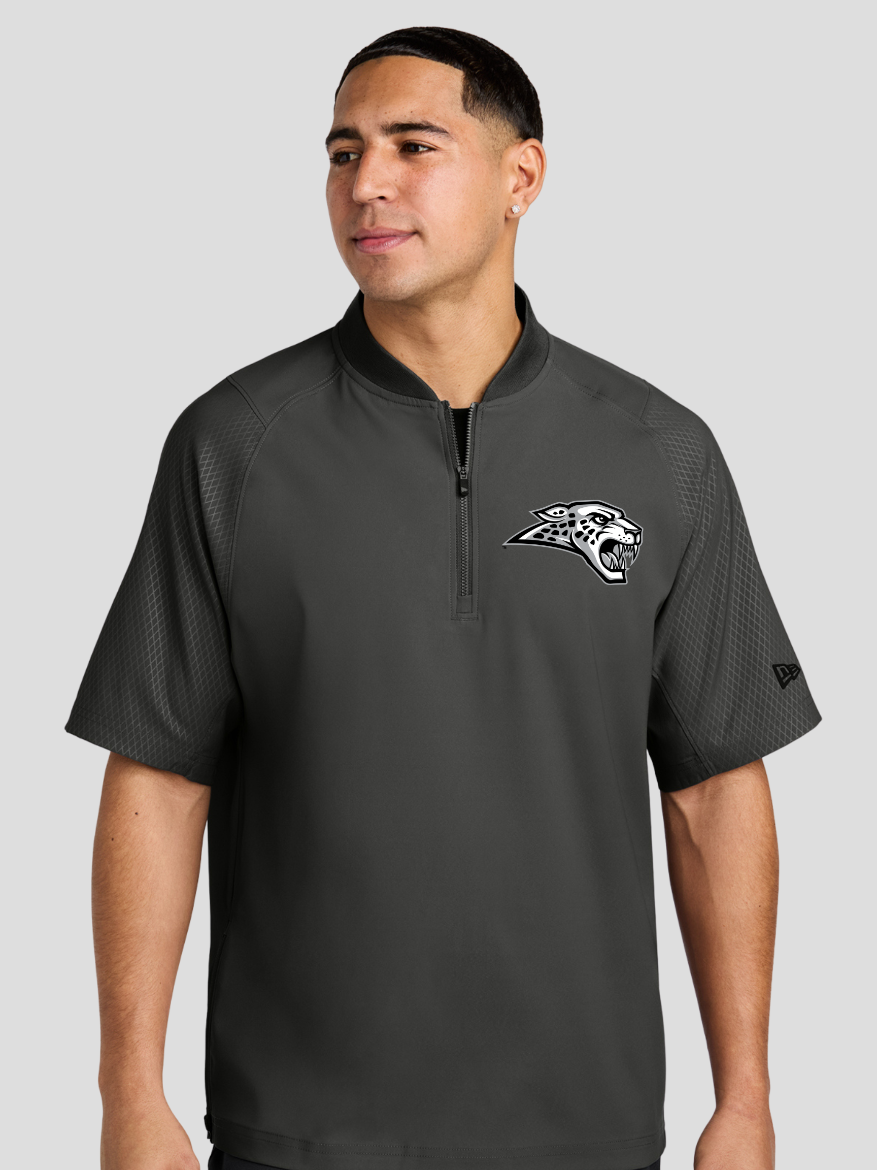 Ankeny Centennial Jaguars New Era® Cage Short Sleeve 1/4-Zip Jacket