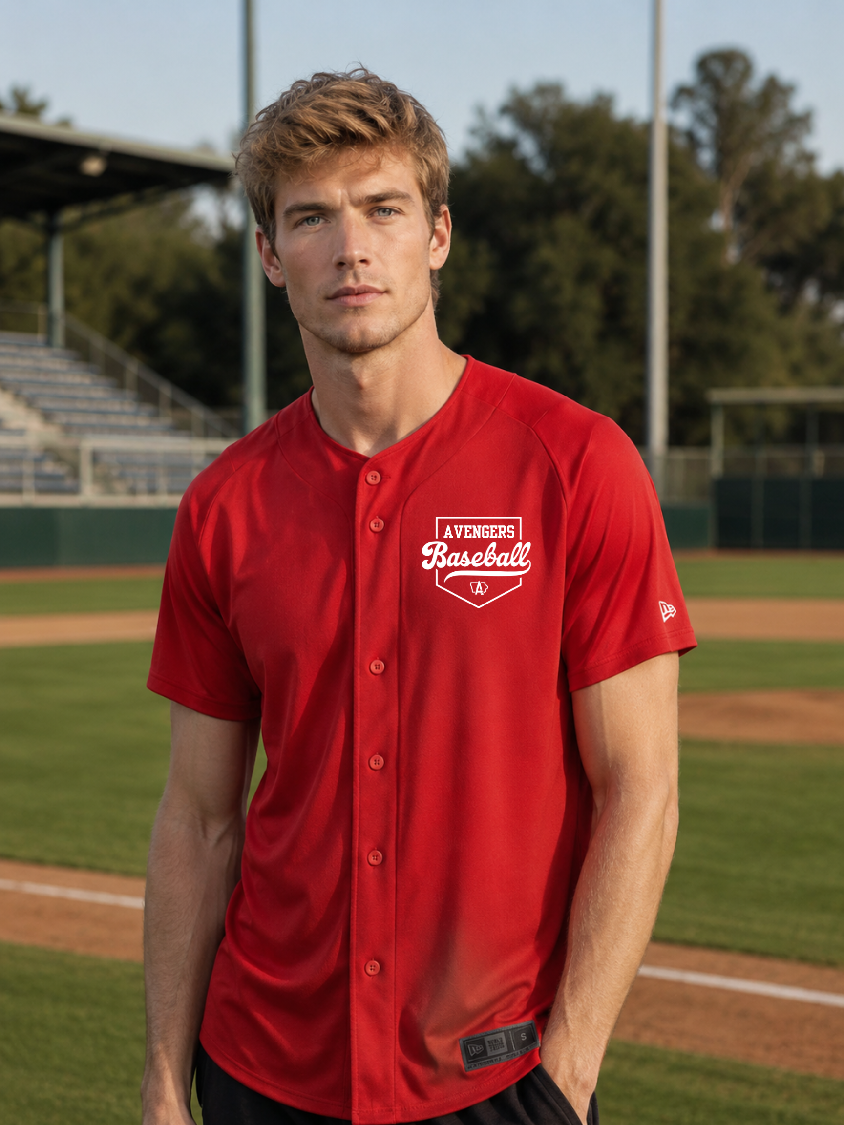 Des Moines Avengers New Era® Diamond Era Full-Button Jersey