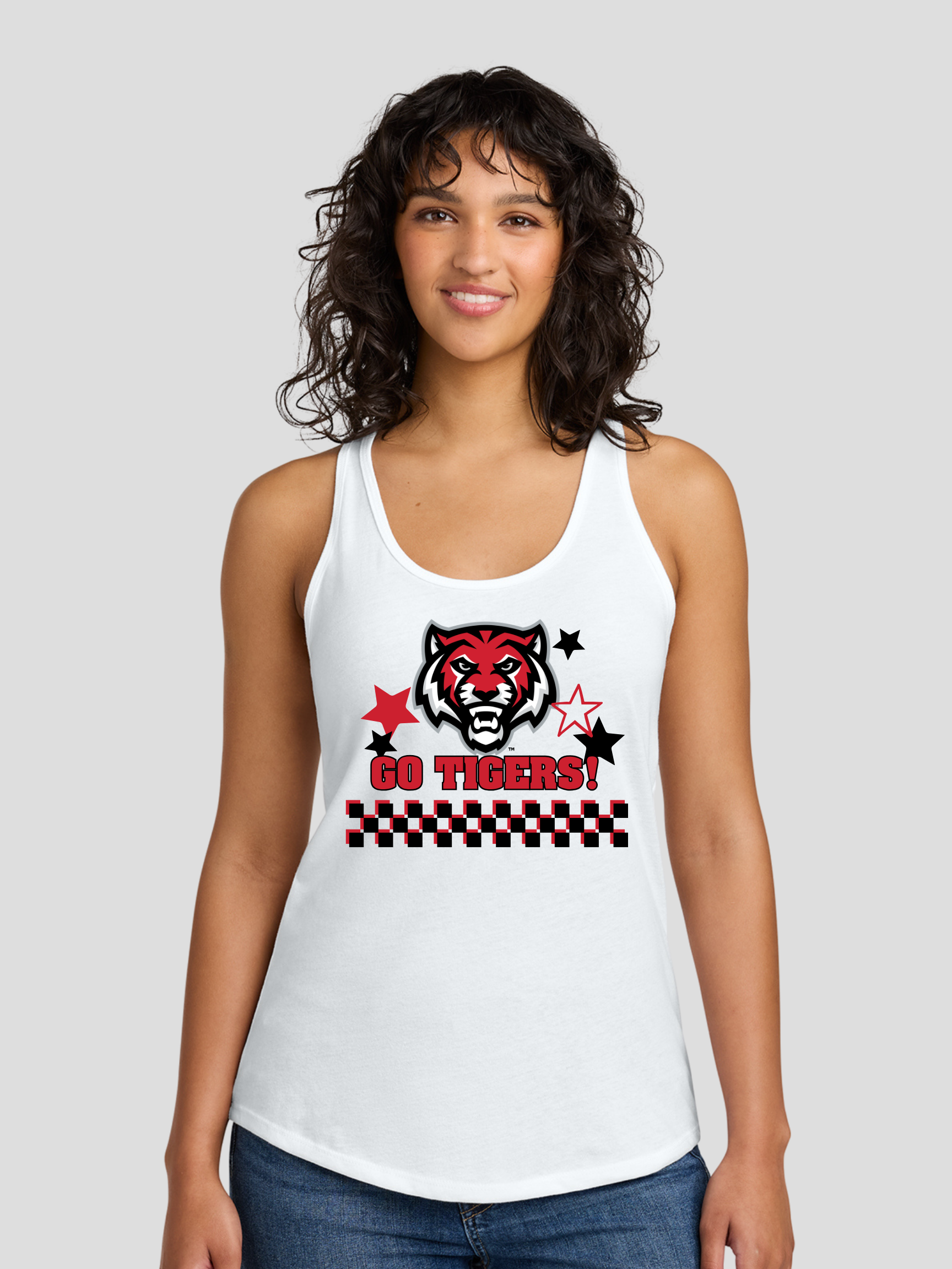 ADM Go Tigers Women’s Ideal Racerback Tank