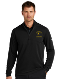 Southeast Polk Rams Football Pocket Logo Nike Textured 1/2-Zip Cover-Up