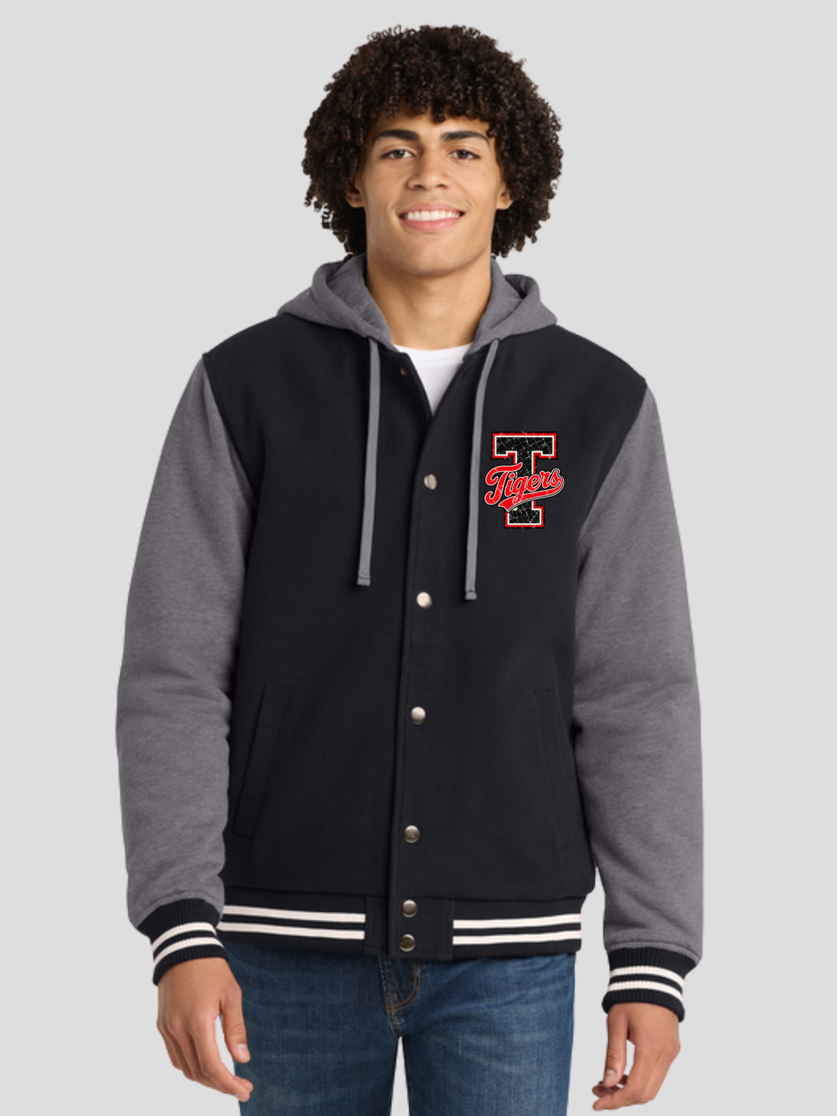 ADM Tigers Vintage Varsity Letter Insulated Letterman Jacket