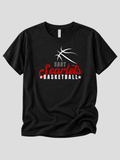East Scarlets Script Basketball