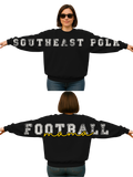 Southeast Polk Football Mama  Unisex Crewneck w/ Large print letters on back