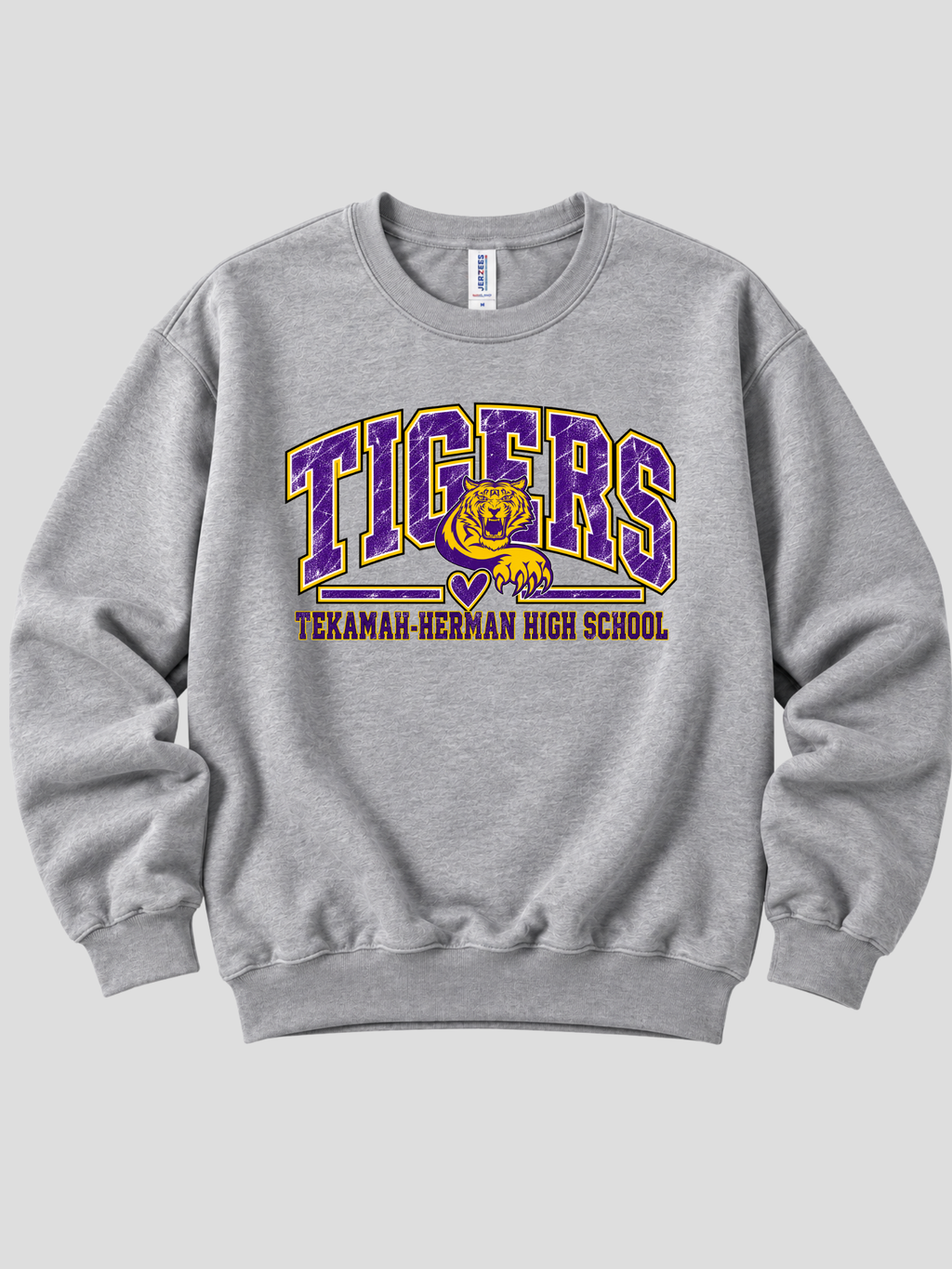 Tekamah-Herman Tigers Heart w/ Logo