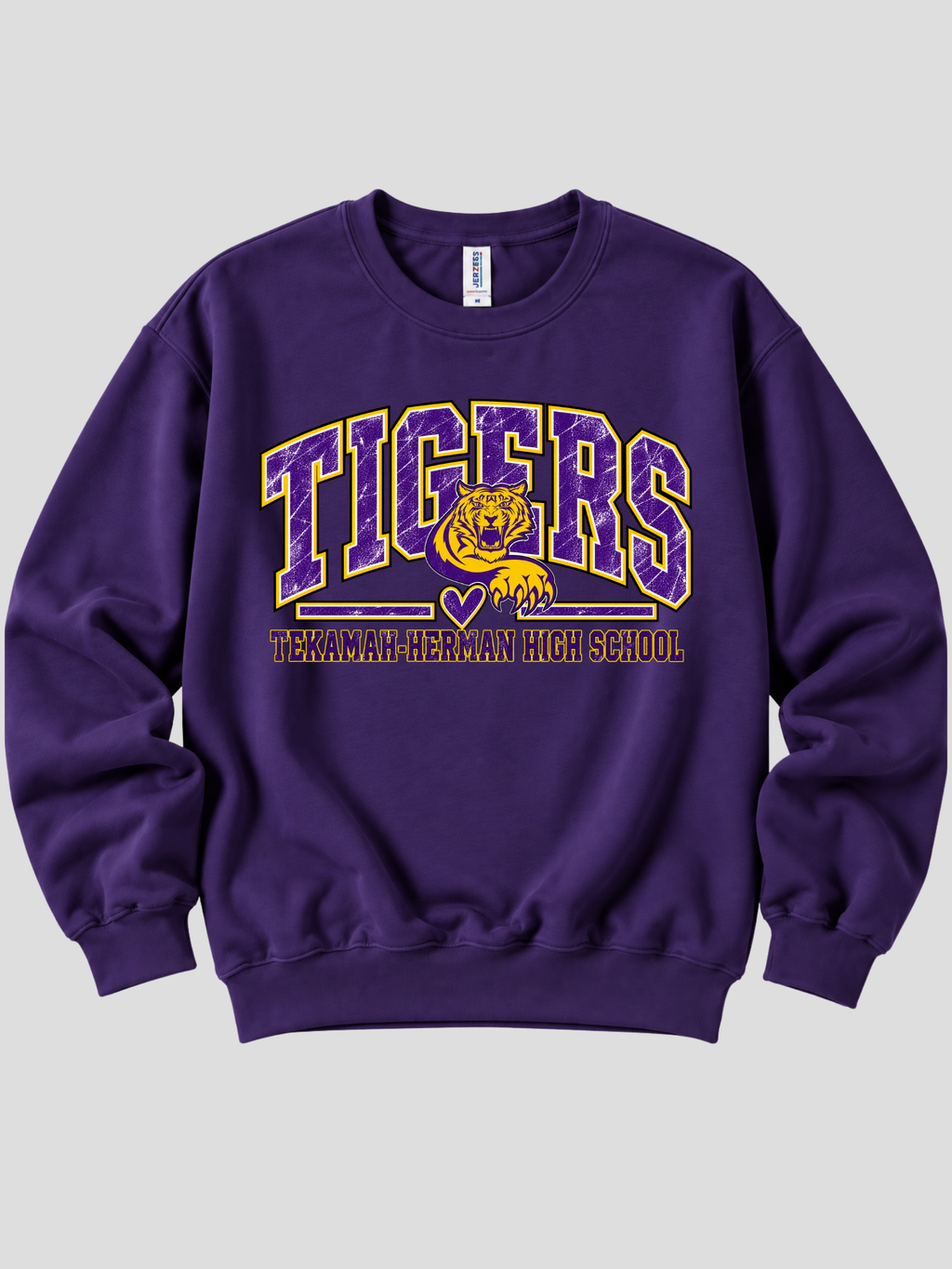 Tekamah-Herman Tigers Heart w/ Logo